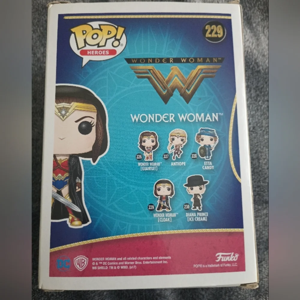 NIB Funko Wonder Woman Wobblers Bobblehead | DC Comics Collectible